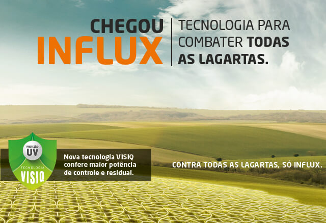 Influx: tecnologia para combater todas as lagartas