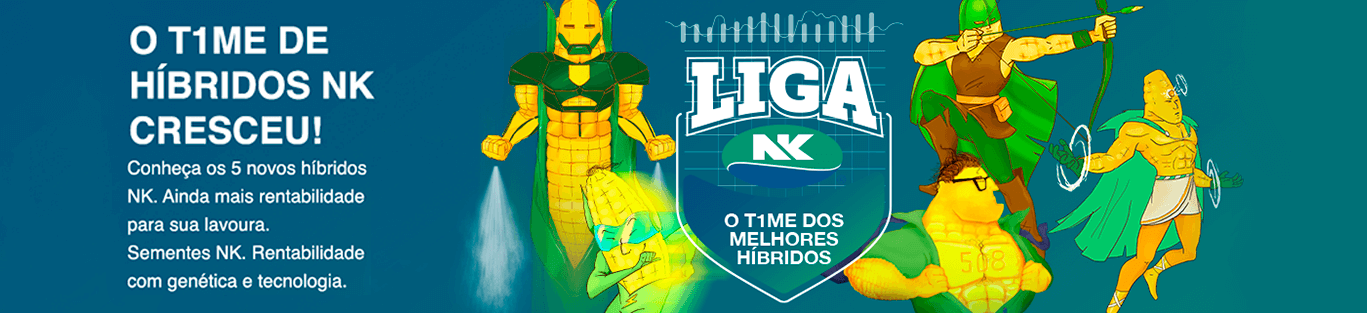 Liga NK. O t1me dos melhores híbridos. O t1me dos híbridos NK cresceu!