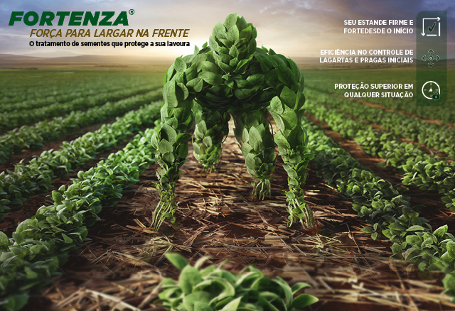 Tratamento de sementes Fortenza protege a lavoura