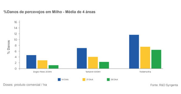 Controle de percevejos em milho com Engeo Pleno S